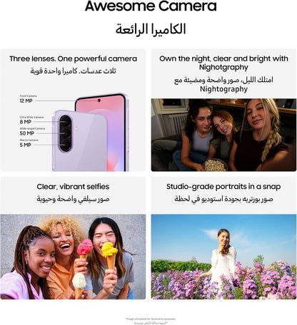 Samsung Galaxy A37 5G — 8GB / 256GB, Super AMOLED 120Hz, 50MP OIS, Galaxy AI, Exynos 1480, IP67 (Awesome White)