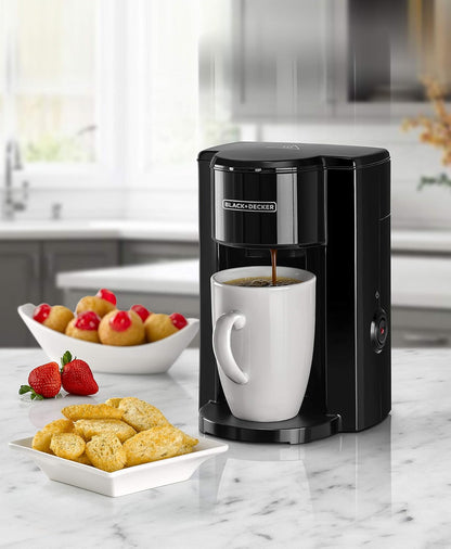 BLACK+DECKER DCM25N-B5 1-Cup Coffee Maker 350W Black