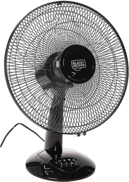 BLACK+DECKER FD1620-B5 16-Inch Desktop Table Fan 3-Speed