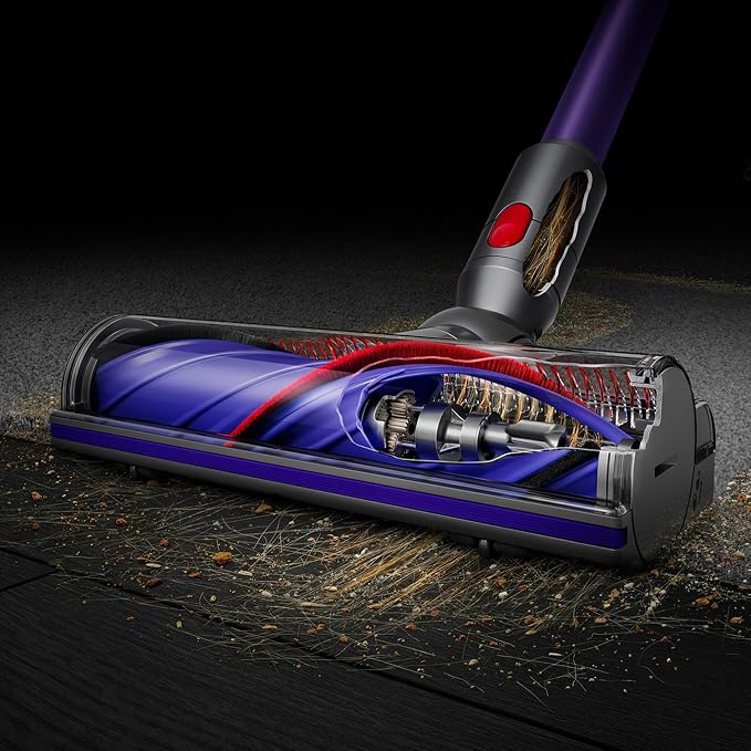 Dyson V11 Advanced - Intelligent LCD Screen Run Time and Mode Display