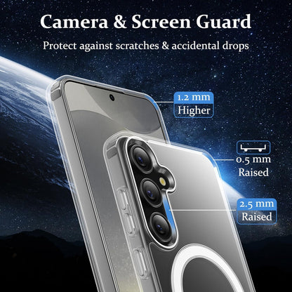 PROTECT  Samsung S25 Magnetic Phone Case, Anti Scratch, Transparent, Protective, Clear, MSAMS25