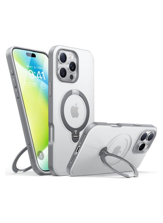 TORRAS UPRO Ostand Case for iPhone 16 Pro - Titanium Grey