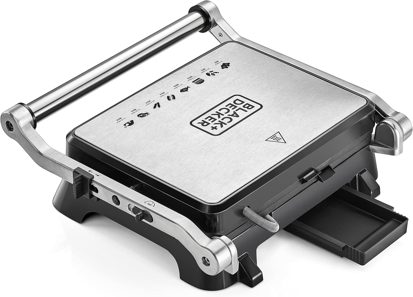 BLACK+DECKER CG1400-B5 Contact Grill with Fixed Plate 1400W Black