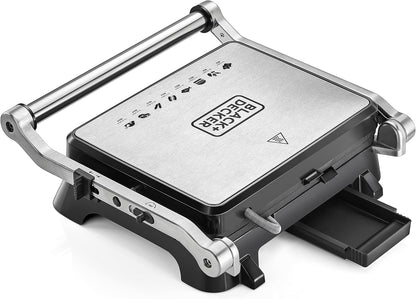 BLACK+DECKER CG1400-B5 Contact Grill with Fixed Plate 1400W Black