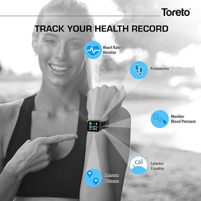 Toreto Bloom Smart Watch Black