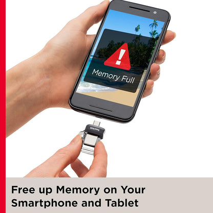 SANDISK 64GB Ultra Dual Drive M3.0, microUSB and USB Type-A