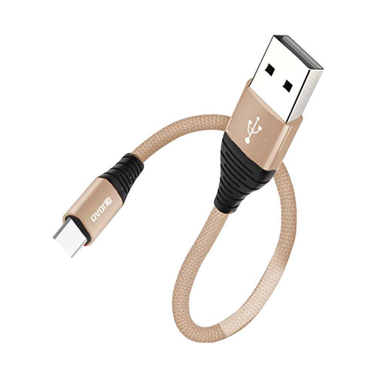 Dudao Super-Fast Type-C to Type-A Cable Gold