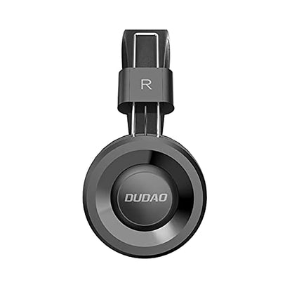 Dudao On-Ear 3.5mm Wired Headphones Black