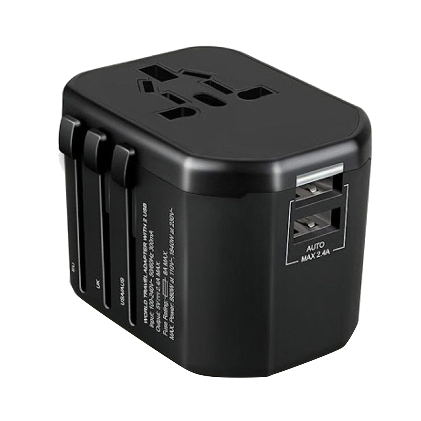 Inet Universal Travel Adapter 100W Black