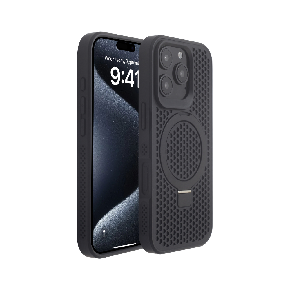 Infinyty HiveX Nester MagSafe Case for iPhone 16 Pro Max, Black