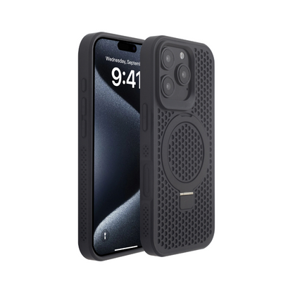 Infinyty HiveX Nester MagSafe Case for iPhone 16 Pro Max, Black