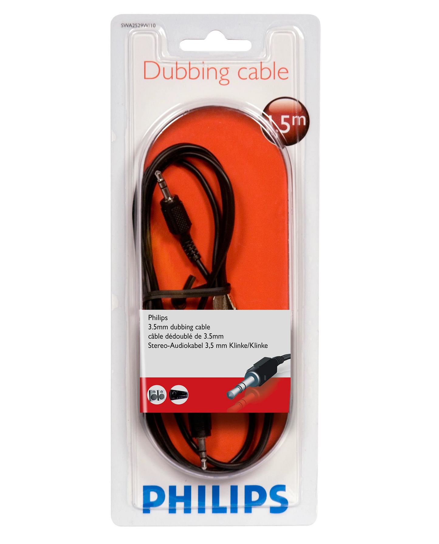 Philips 1.5 m Dubbing Cable SWA2529W/10