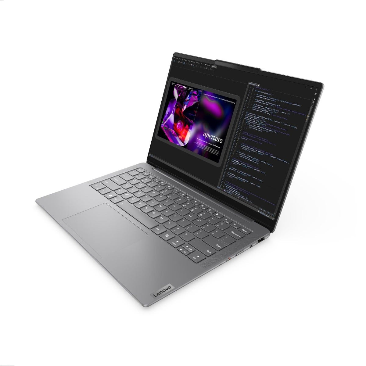 Lenovo Yoga Slim 7 14-inch WUXGA Laptop, Intel Core Ultra 5 125H, 16GB RAM, 1TB SSD, Windows 11 – 83CV00FNAX