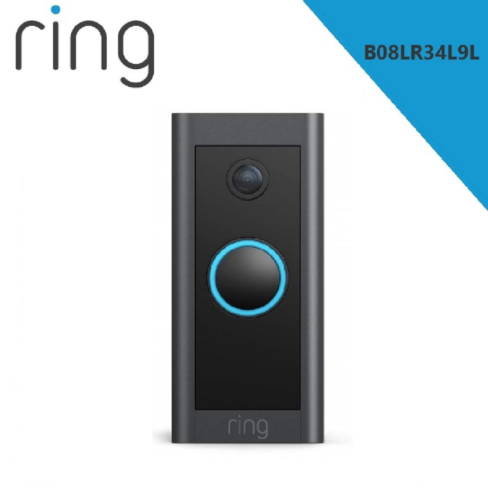 Ring 1080P Full HD Wired Video Doorbell Black