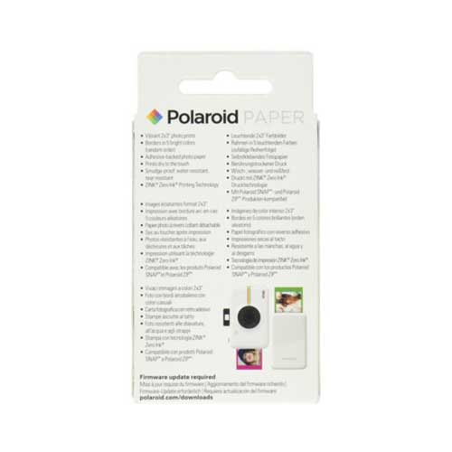 Polaroid Pack Of 2 Rainbow Border Premium Zink Photo Paper Multicolour