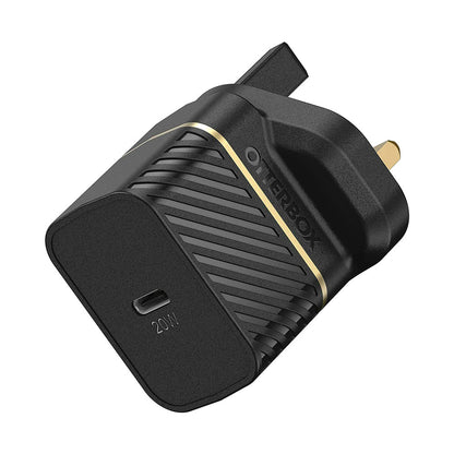 OtterBox 20W UK Wall Charger Black