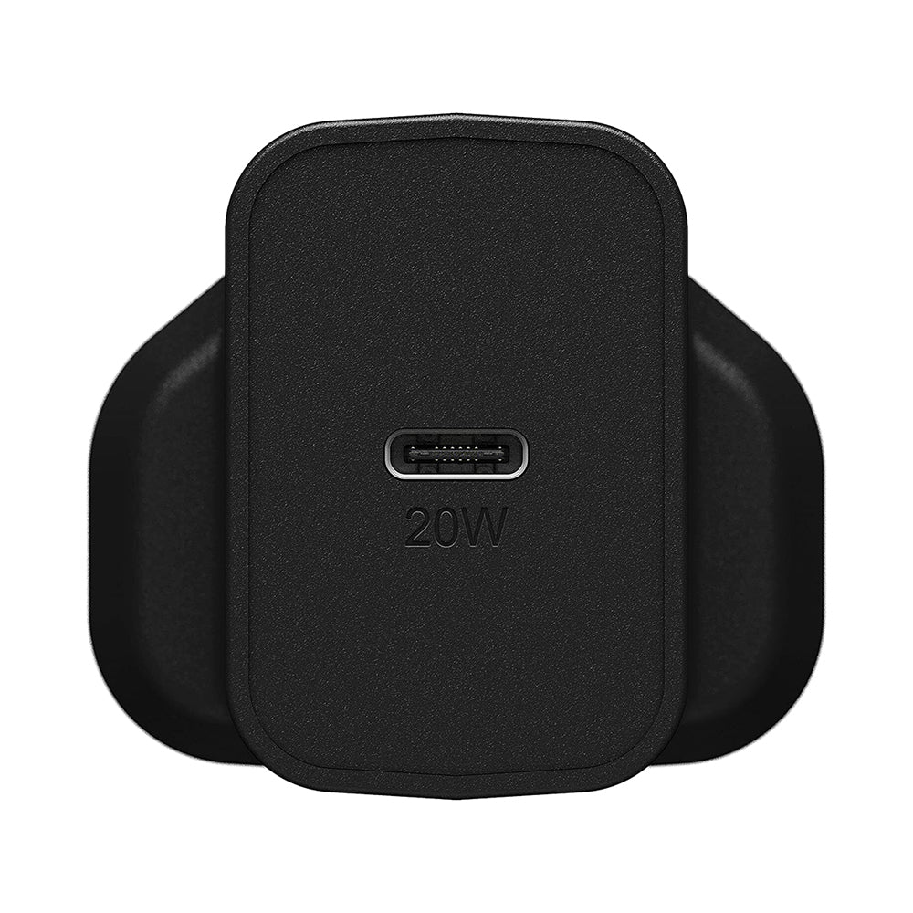 OtterBox 20W UK Wall Charger Black