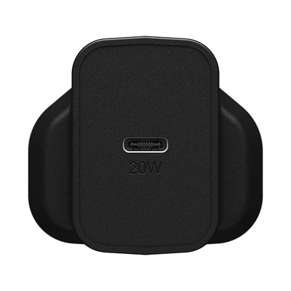 OtterBox 20W UK Wall Charger Black