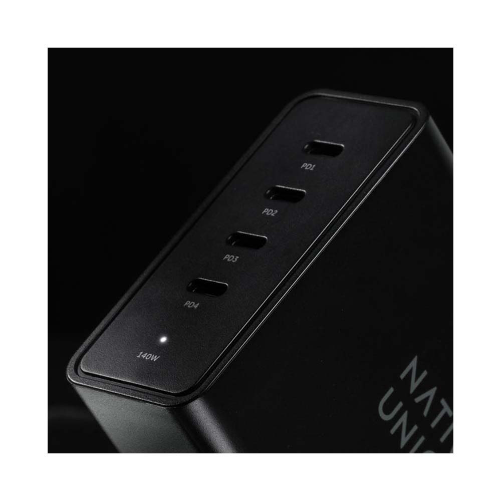 Native Union Fast Desktop Charger PD 140W US/CA Plug  Black