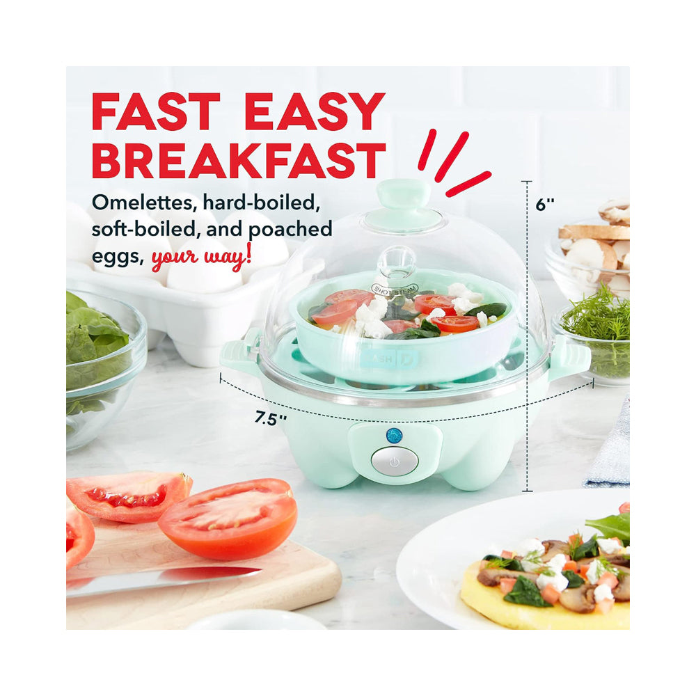 Dash 6 Egg Capacity Electric Egg Cooker Aqua