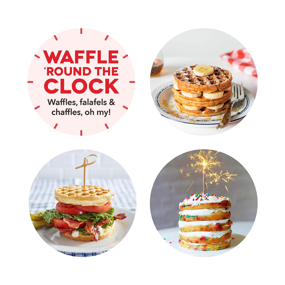 Dash Non-Stick Mini Waffle Maker Red