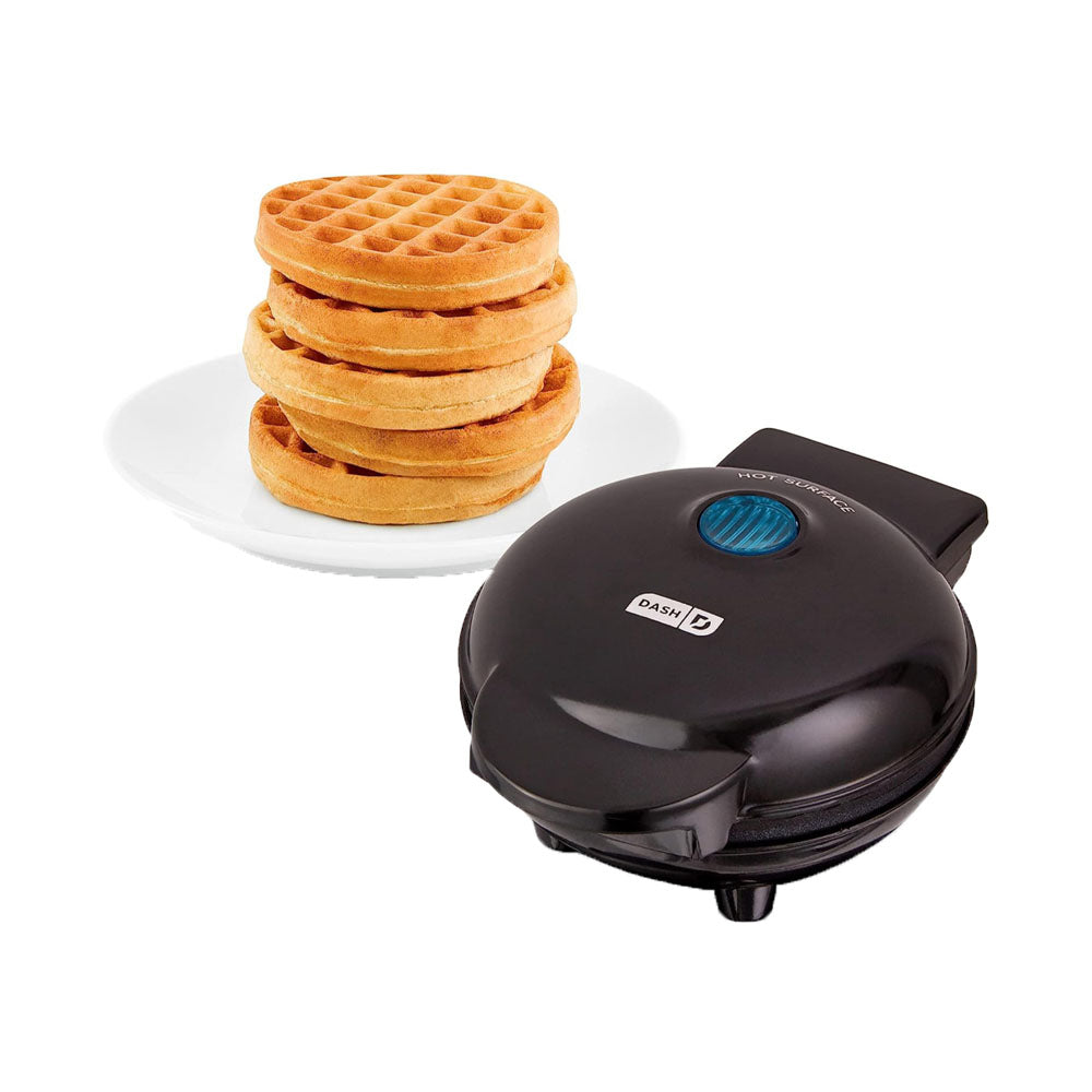 Dash Non-Stick Mini Waffle Maker Black