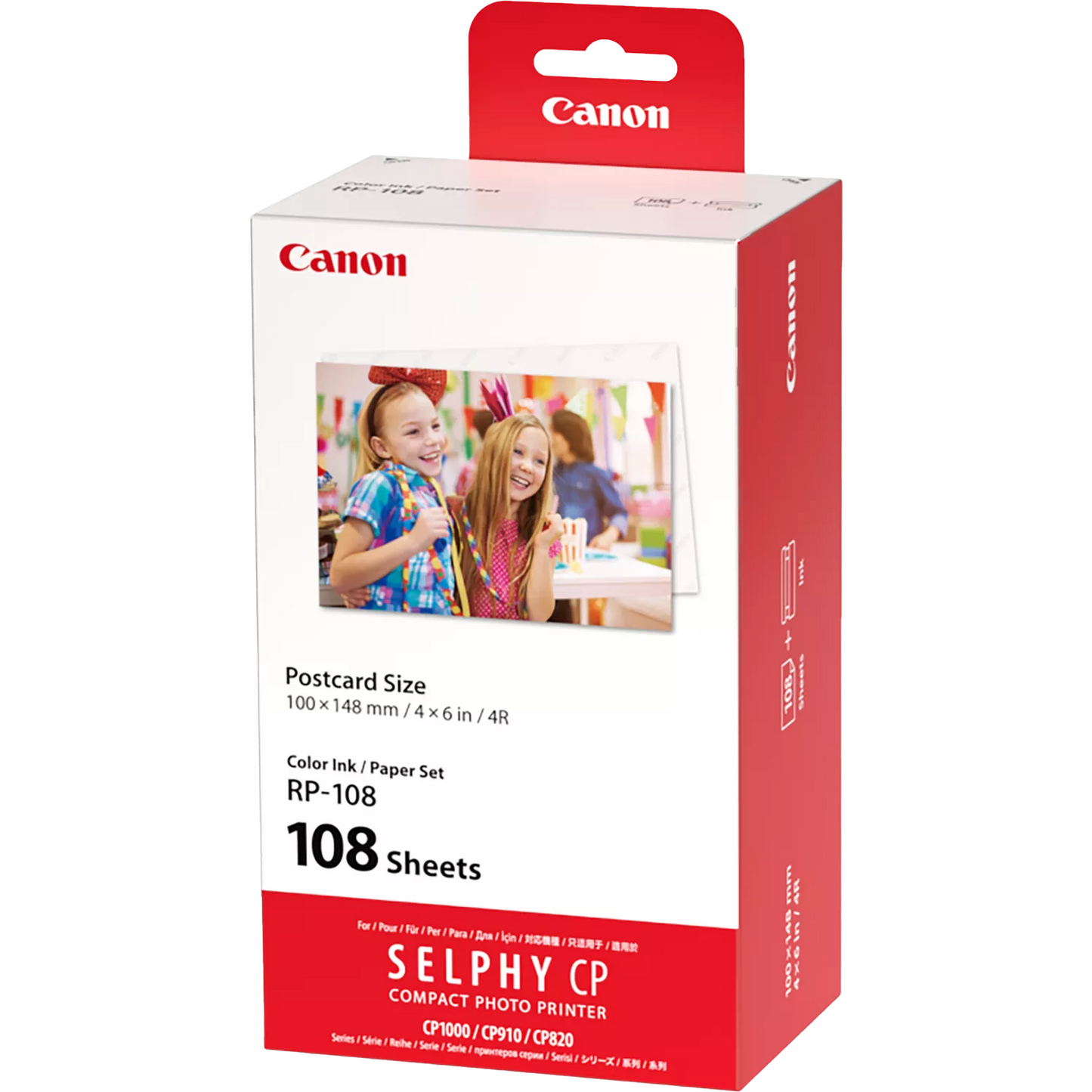 Canon RP 108 Color Ink Paper Set Color Ink + 100 x 148 mm Paper Set, 108 Sheets