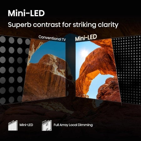 Hisense 55 Inch 4K Mini-LED QLED Smart TV, 144Hz, Game Mode Pro – 55U6Q Pro
