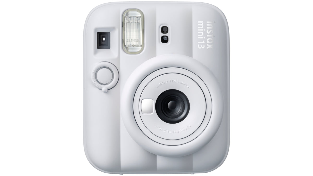 Fujifilm Instax Mini 13 Instant Camera + Film Bundle — Clay White