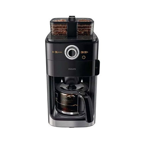 Philips Coffee Maker 1000W 1200ml Silver and Black