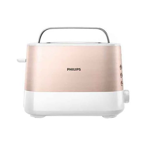 Philips Viva Collection 2 Slices Toaster 1000W Rose Gold/White