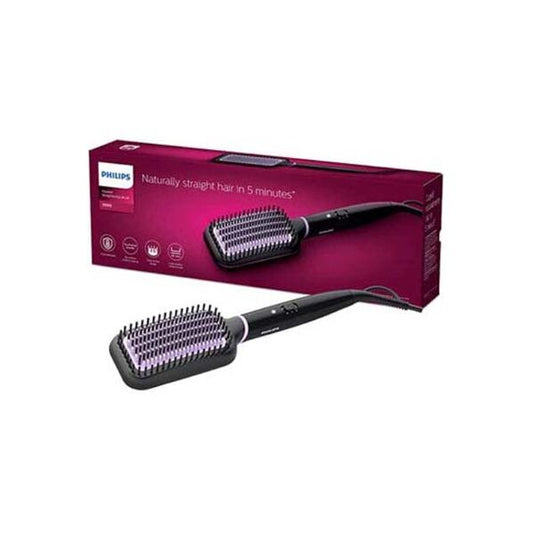 Philips Ceramic Coating Hair Straightening Brush Black