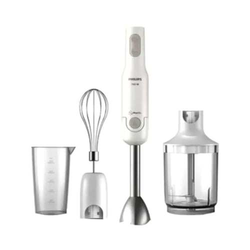Philips 700W with metal bar, promix, 0.5l, xl chopper, whisk, white, 3-pin HR2545/01