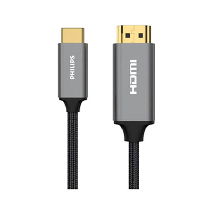 Philips USB Type-C To HDMI Data Sync And Charging Cable Grey