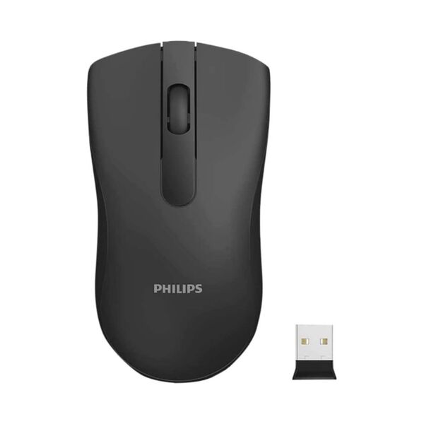 Philips Ergonomic Design Wireless Mouse Black