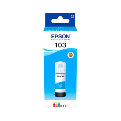 Epson 103 EcoTank Ink Bottle 65ml Cyan