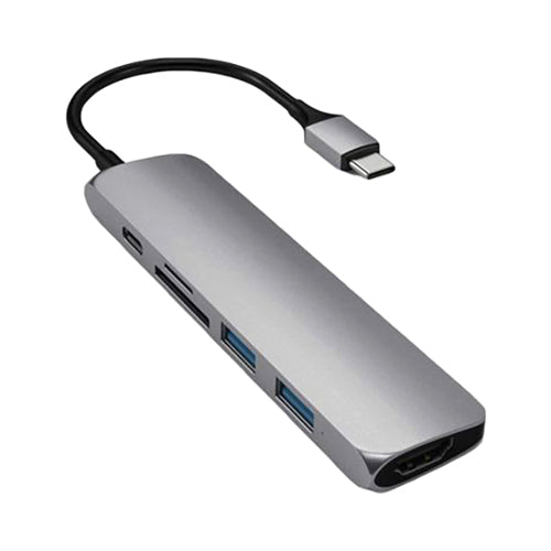 Satechi Slim Type-C Multi-Port USB Hub Grey