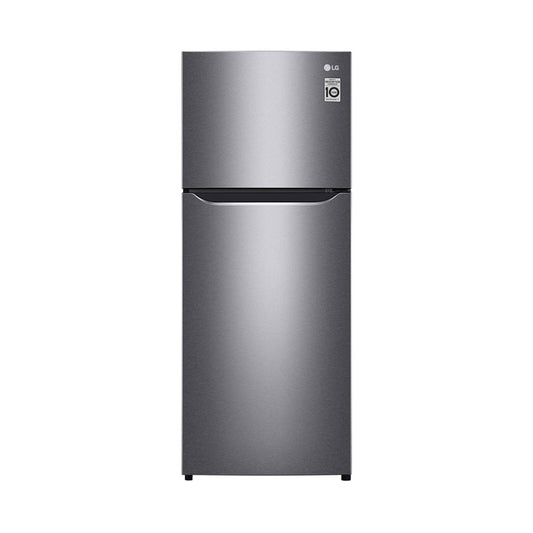 LG Top Mount Refrigerator With Smart Inverter Compressor 345L Platinum Silver GR-C345SLBB