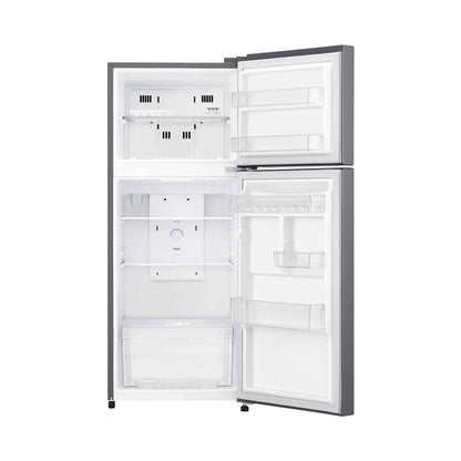 LG Top Mount Refrigerator With Smart Inverter Compressor 345L Platinum Silver GR-C345SLBB