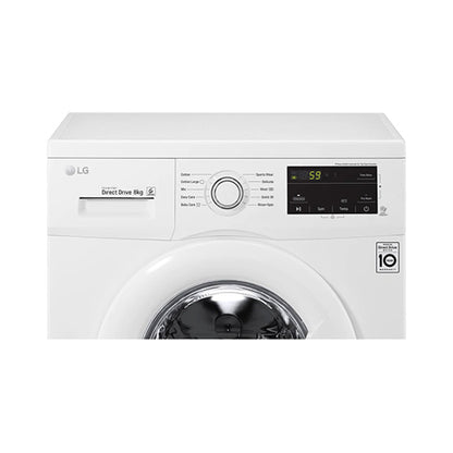 LG Front Load Washing Machine 8kg White FH2J3TDNP0