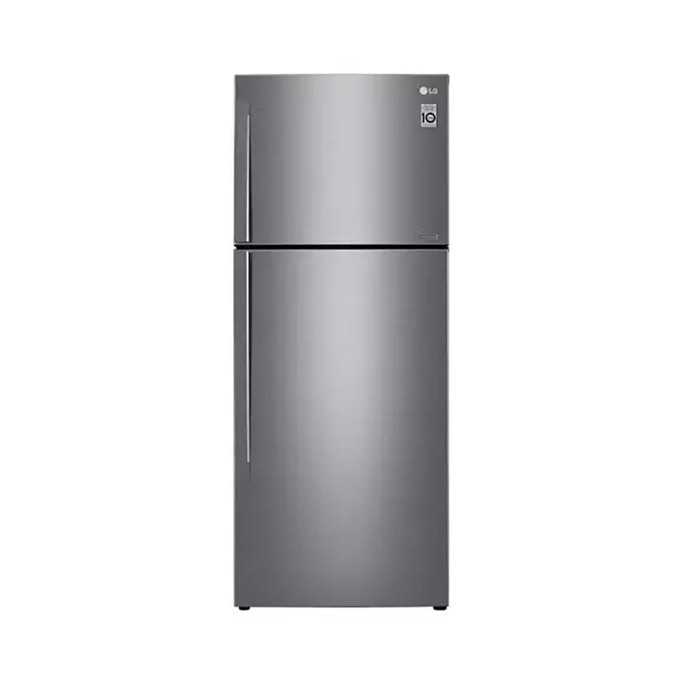 LG Top Mount Refrigerator With Smart Inverter Compressor 438L Platinum Silver GR-C619HLCL