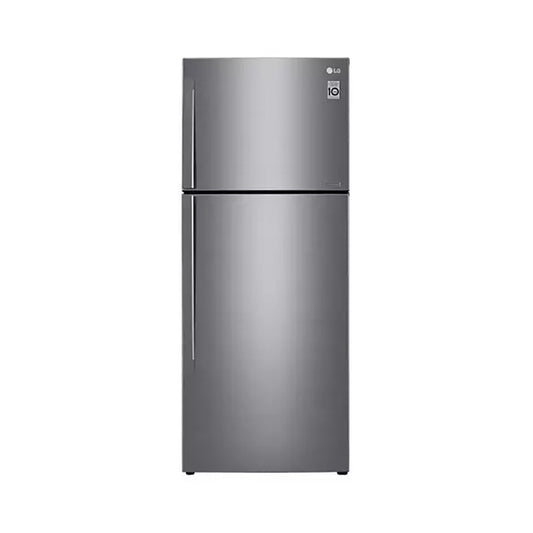 LG Top Mount Refrigerator With Smart Inverter Compressor 438L Platinum Silver GR-C619HLCL
