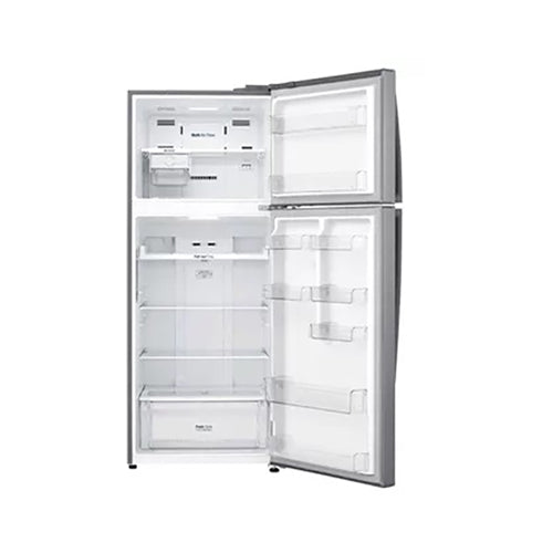 LG Top Mount Refrigerator With Smart Inverter Compressor 438L Platinum Silver GR-C619HLCL