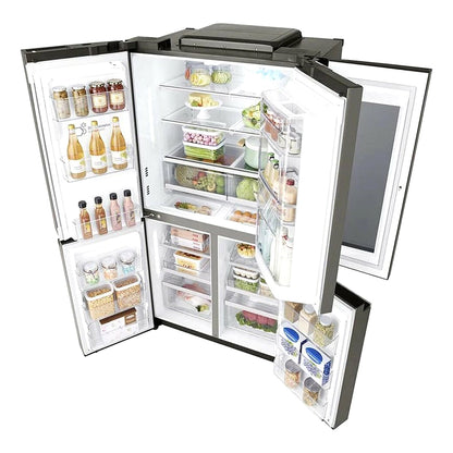 LG InstaView Door-in-Door Refrigerator 870L Silver GR-X39FMKHL