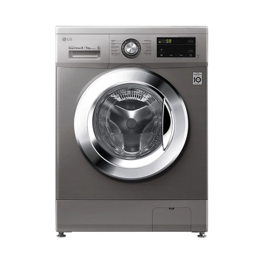 LG Front Load Washer Dryer 8kg Platinum Silver F4J3TMG5P