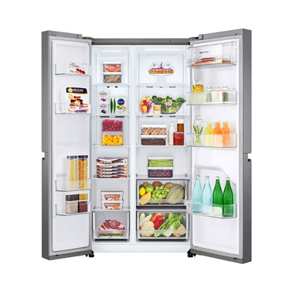 LG Side By Side Refrigerator 688L Dark Graphite GR-B267JQYL