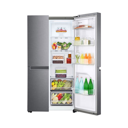 LG Side By Side Refrigerator 688L Dark Graphite GR-B267JQYL