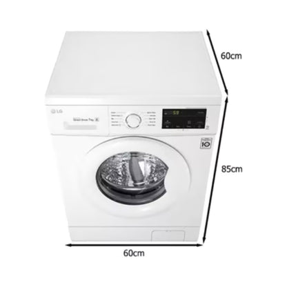 LG Front Load Washing Machine 7Kg White FH2J3QDNG0P