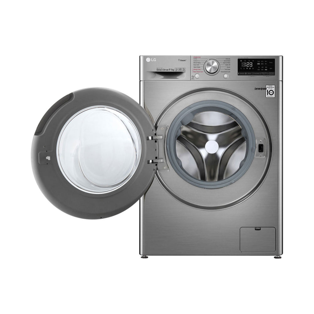 LG Automatic Front Load Washing Machine 11Kg Silver F4V5EYLYP