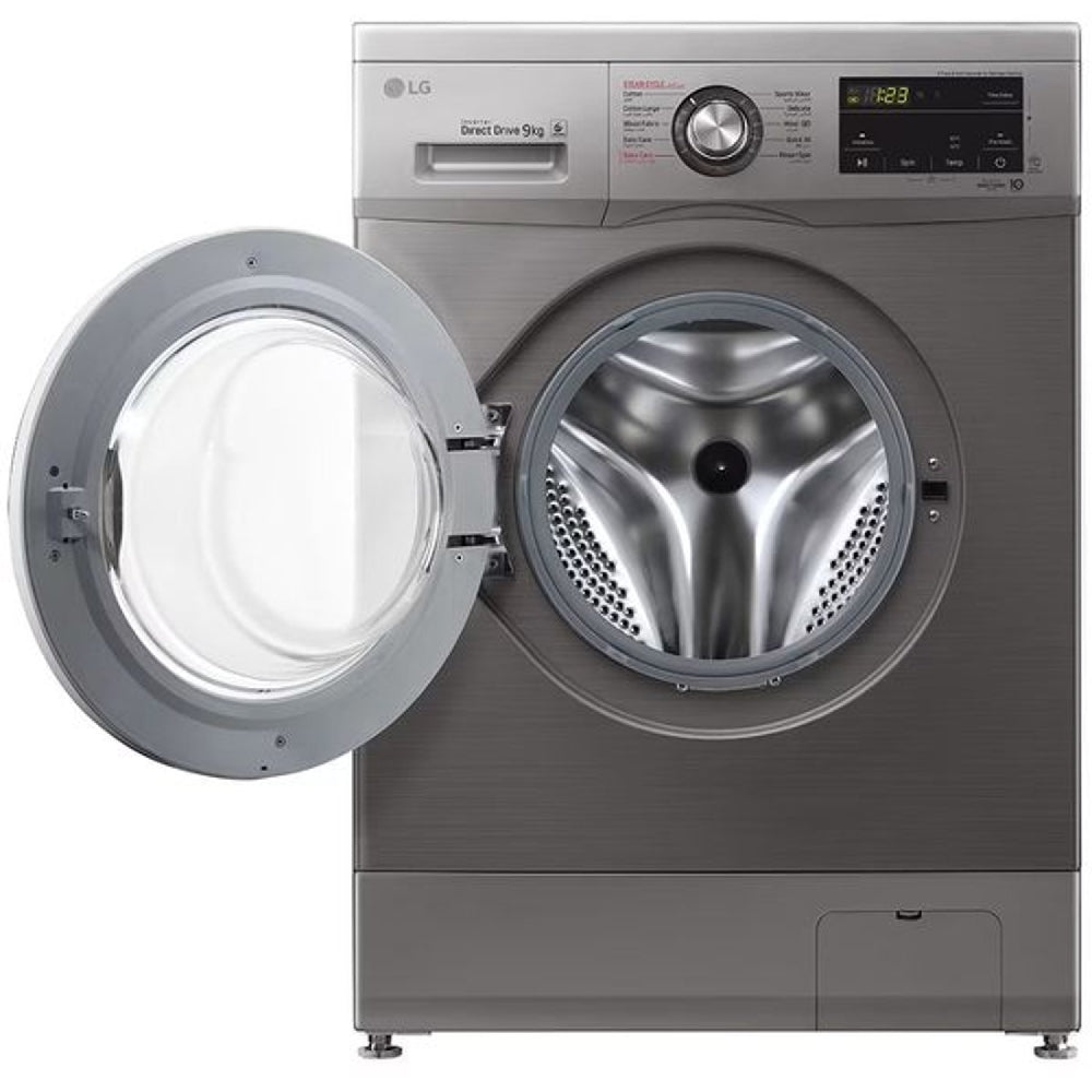 LG Front Load Washing Machine 9Kg Silver F4J3VYG5P